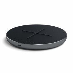 Satechi ST-IWCBM mobile device charger Smartphone Black, Grey USB Wireless charging Fast charging Indoor