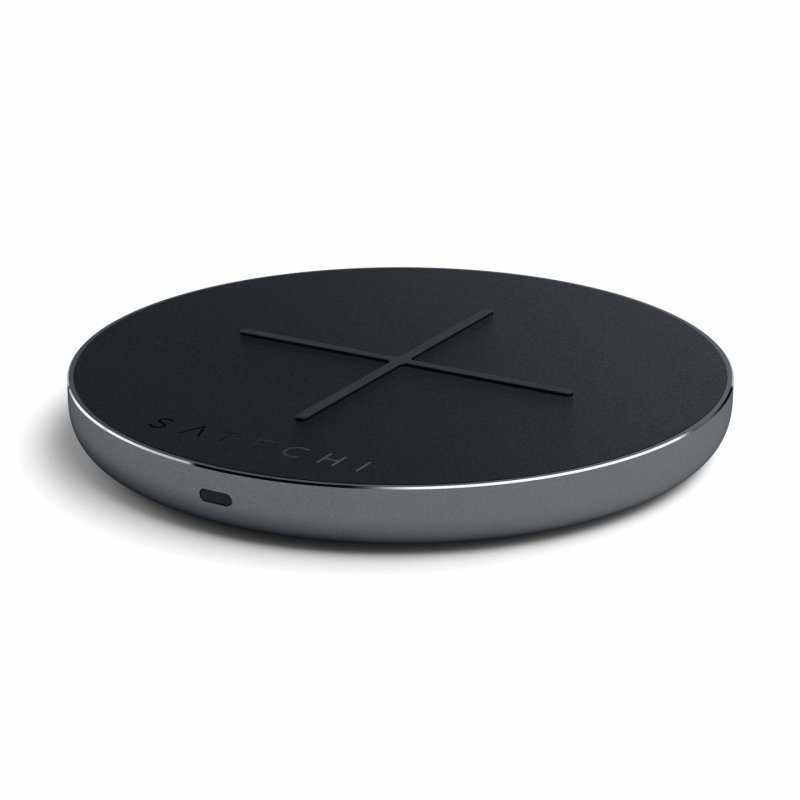 Satechi ST-IWCBM mobile device charger Smartphone Black, Grey USB Wireless charging Fast charging Indoor