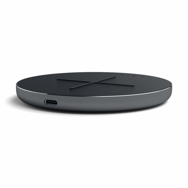 Satechi ST-IWCBM mobile device charger Smartphone Black, Grey USB Wireless charging Fast charging Indoor