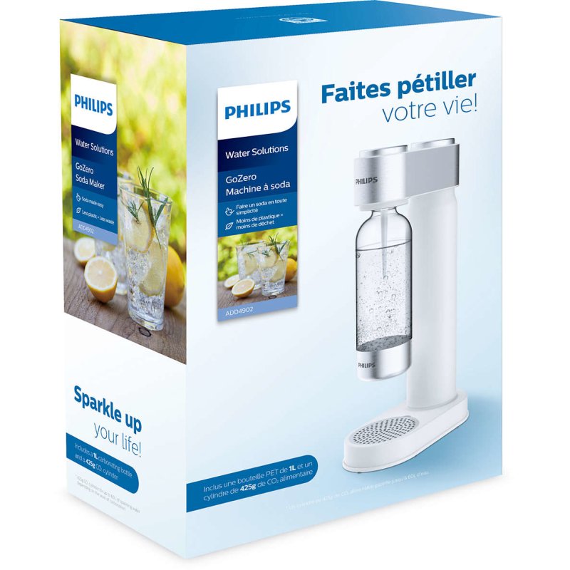 Philips ADD4902WH/10 carbonateur Plastique Blanc