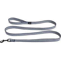HAY - Dogs Leash Flat - S/M - Blue and white stripe