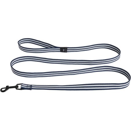 HAY - Dogs Leash Flat - S/M - Blue and white stripe