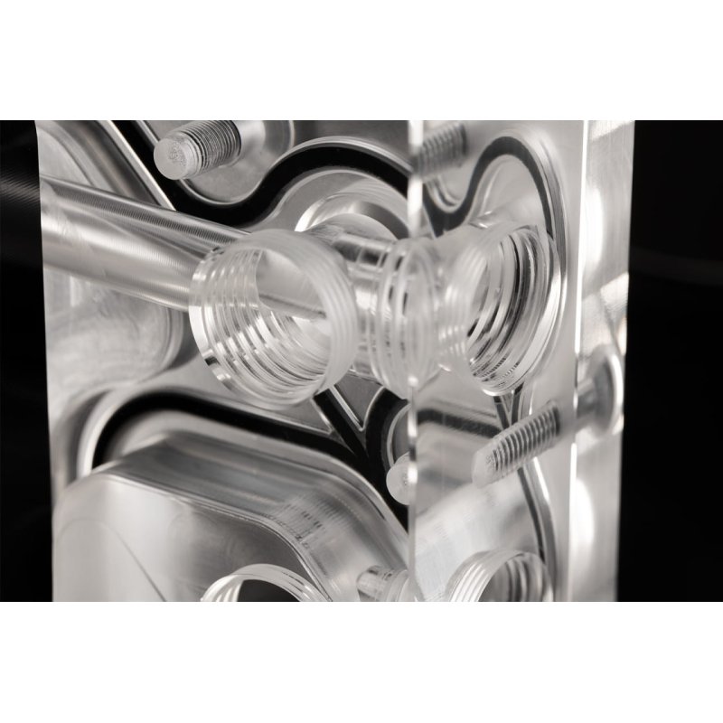 EK Water Blocks EK-Quantum Kinetic3 FLT D5/DDC Ausgleichsbehälter - 280mm, D-RGB, Acryl