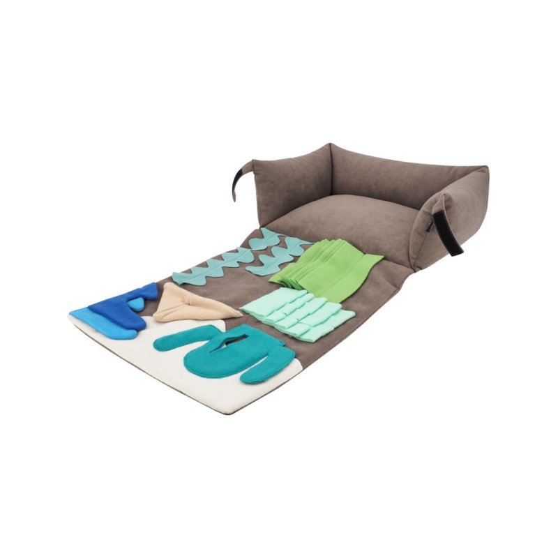 Nordic paws - Dog bed with seek and play area - 50x40cm