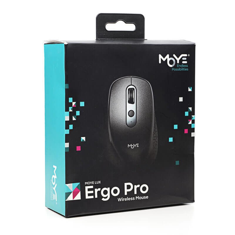 Moye Ergo Pro mouse Office RF Wireless Bluetooth USB Type-A Optical 2400 DPI