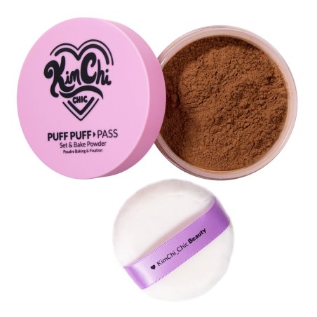 KimChi Chic Beauty - Puff Puff Pass Loose Setting Powder - Cocoa - 24g