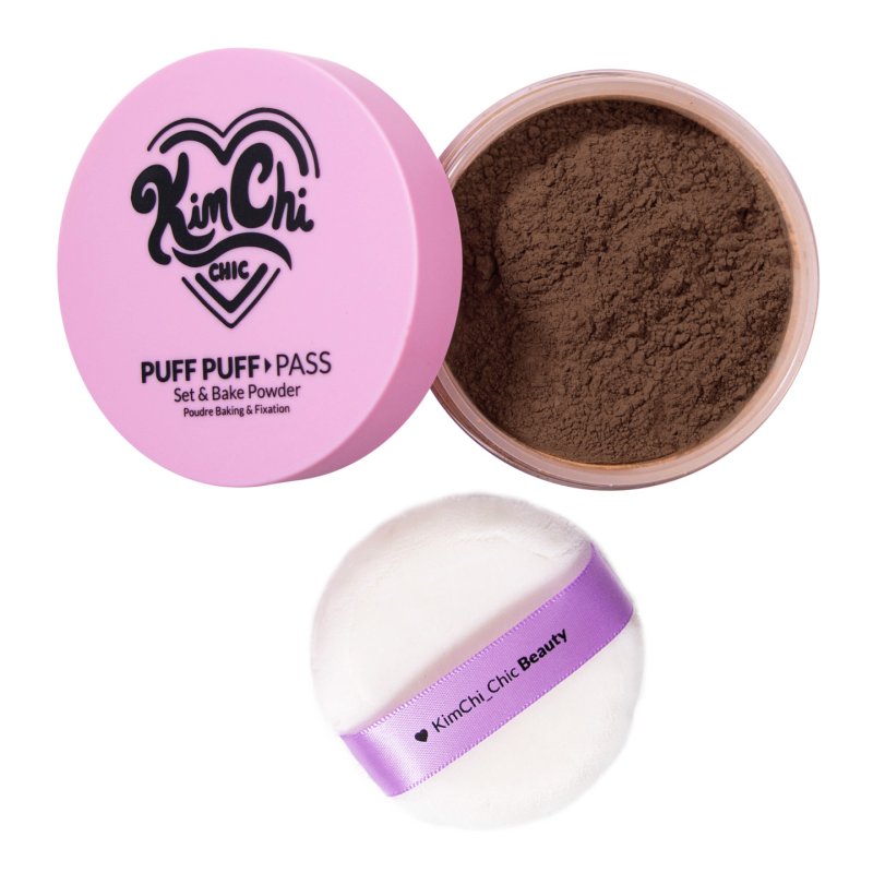 KimChi Chic Beauty - Puff Puff Pass Loose Setting Powder - Chocolate - 24g