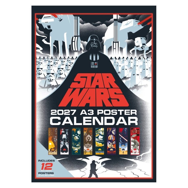 Star Wars Calendar A3 Poster 2027