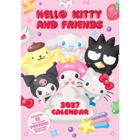 Hello Kitty Calendar A3 Poster 2027
