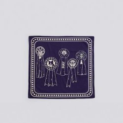 zzHAY - Recycled Dogs Scarf 55 x 55 (Dark Blue)