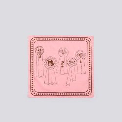 zzHAY - Recycled Dogs Scarf 55 x 55 (Pink)