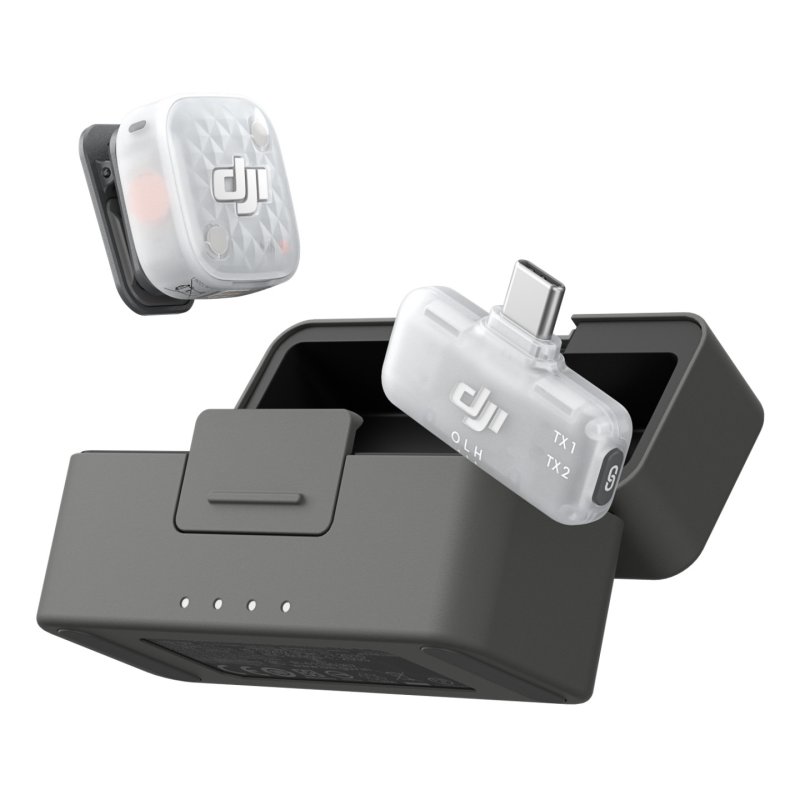 DJI - Mic Mini 2S (1 TX 1 Mobile RX Charging Case)