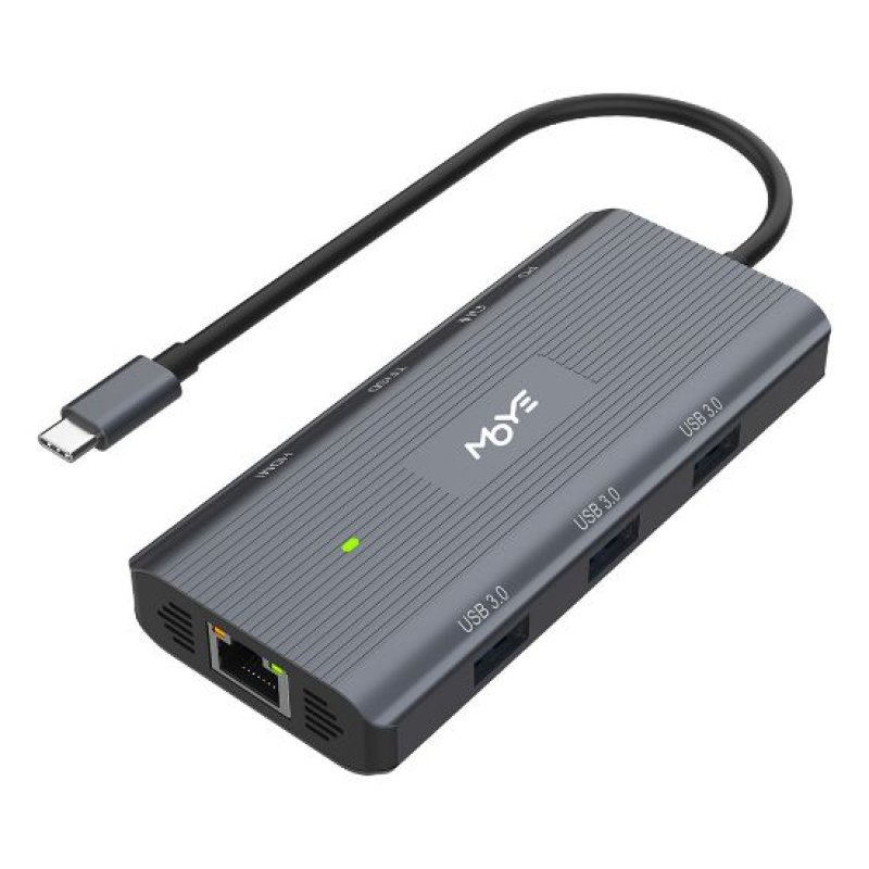 Moye Core Mulitport X9 - Premium 9-in-1 USB-C Hub