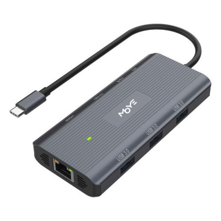 Moye Core Mulitport X9 - Premium 9-in-1 USB-C Hub