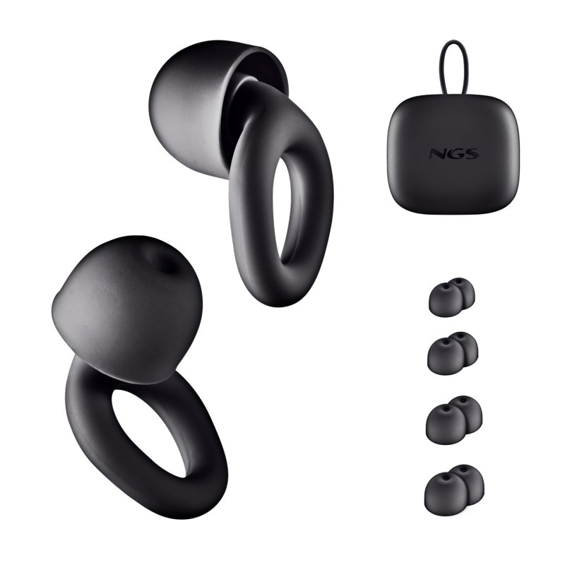 Bouchons d'oreilles NGS Noon (Noir)