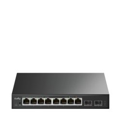 Cudy 8-Port Gigabit Easy-Managed Switch with 2 SFP, GS108ES2 1.0 L2 Gigabit Ethernet (10/100/1000) Black