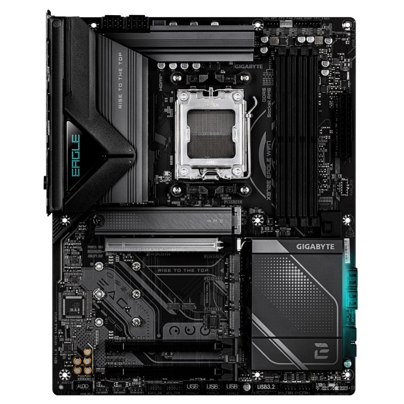 GIGABYTE X870E EAGLE WIFI7 Carte Mère – Compatible avec les processeurs AMD Ryzen 9000, VRM numérique 16 2 2