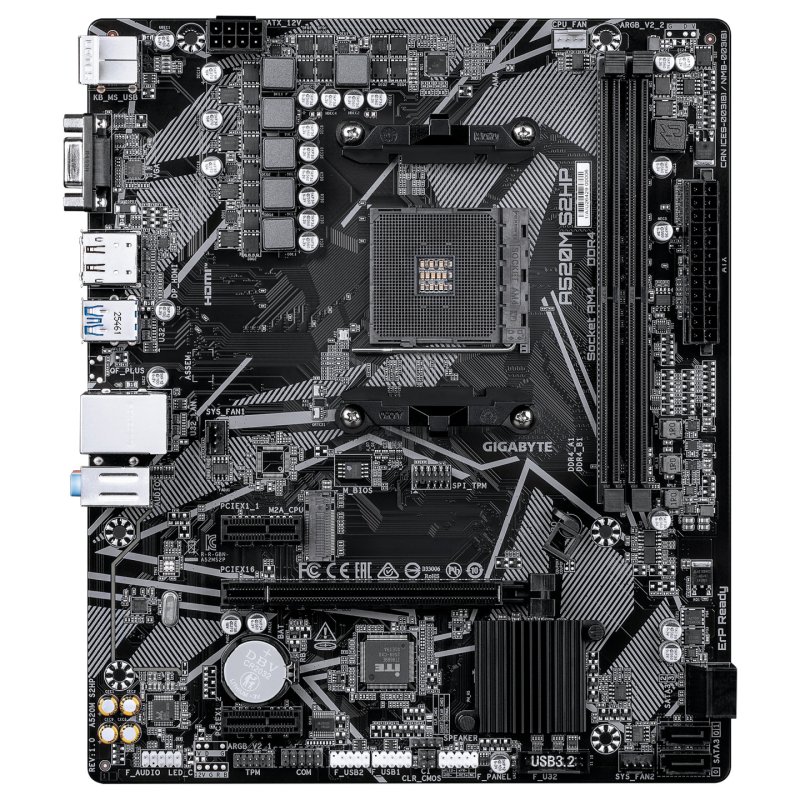 GIGABYTE A520M S2HP Carte Mère