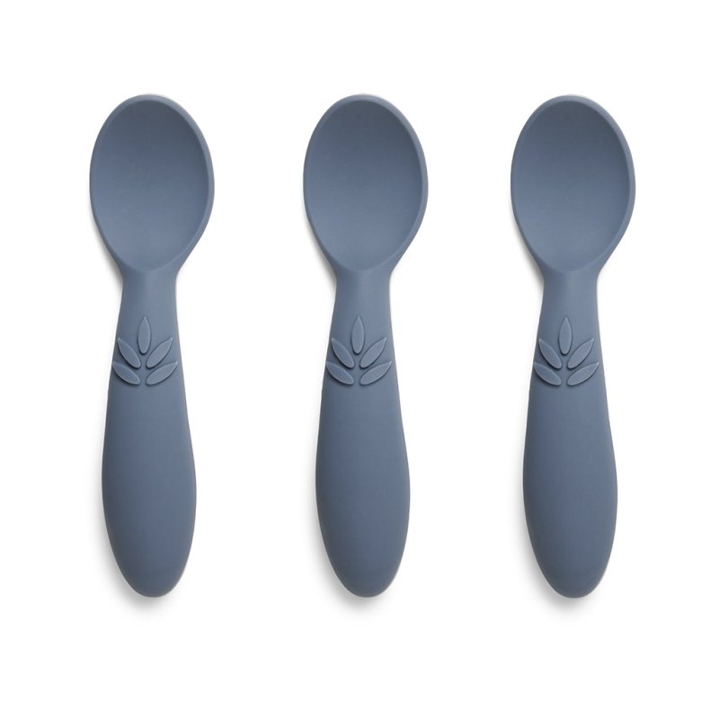Nuuroo - Ella Silicone Spoon 3-Pack - Bering Sea