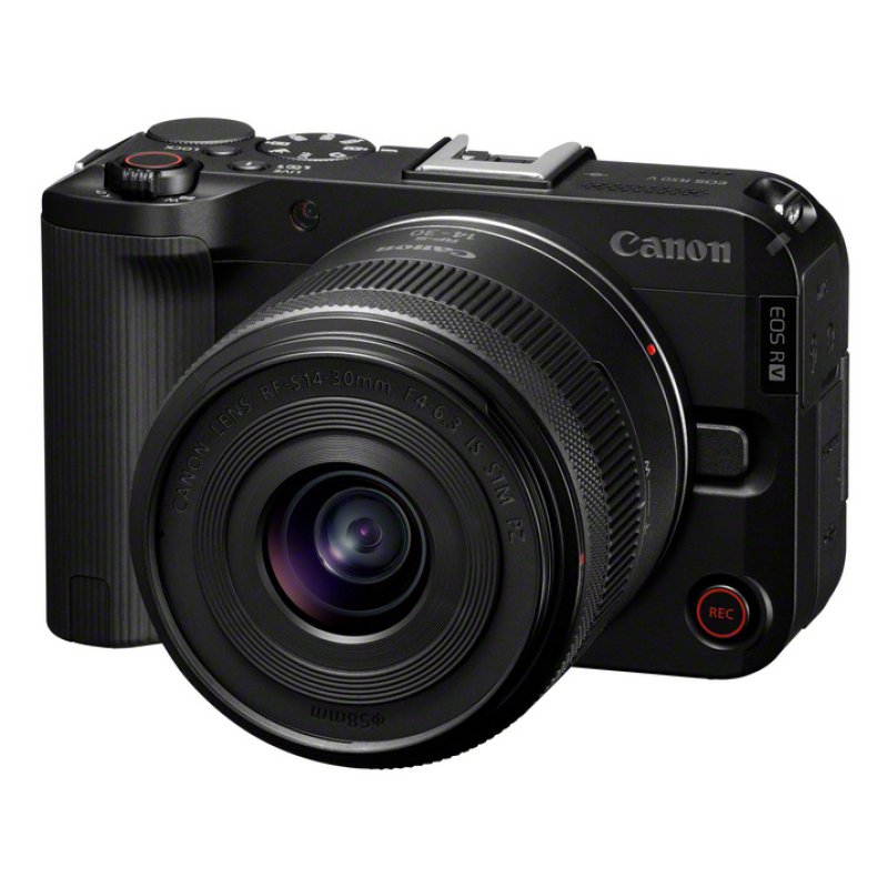 Canon EOS R50V RF-S 14-30mm f/4-6.3 IS STM PZ Kit MILC 24,2 MP CMOS 6000 x 4000 pixels Noir