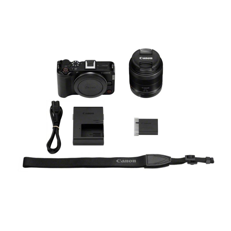 Canon EOS R50 V mirrorless camera RF S 14-30mm F4-6.3 IS STM PZ lens