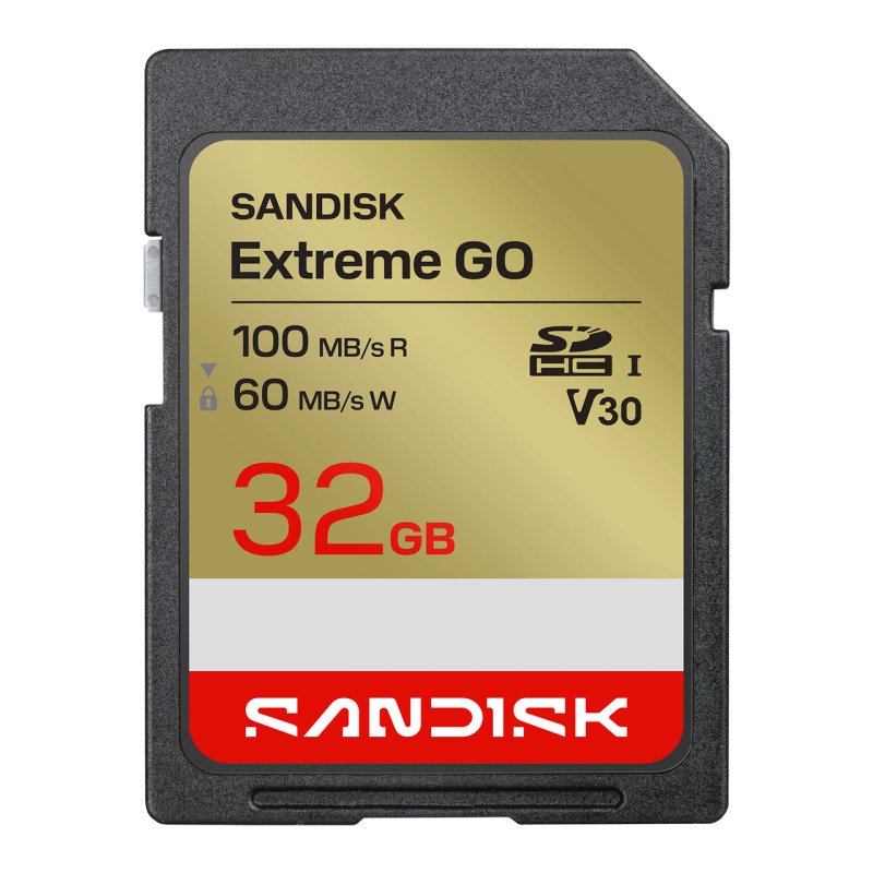 Extreme SD UHS-I 32GB 100MB/s/60MB/s