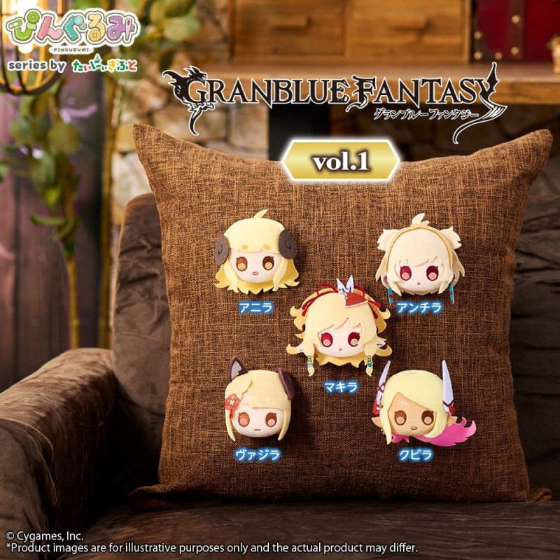 Granblue Fantasy Pingurumi Pin Vol. 1 Vajra 8 cm