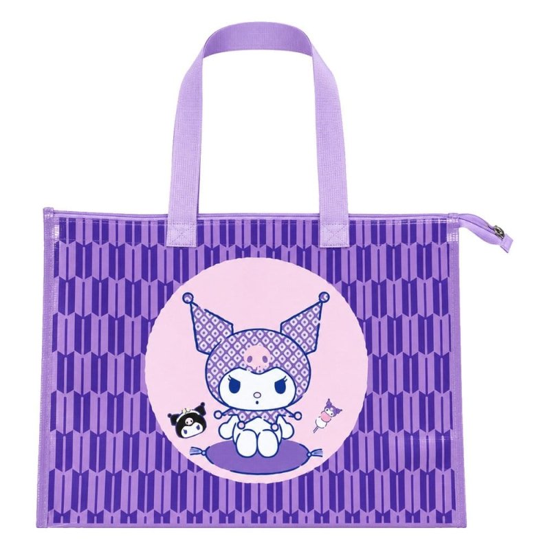 Sanrio PVC Shopping Bag Kuromi Japanese 49 x 36 x 10 cm