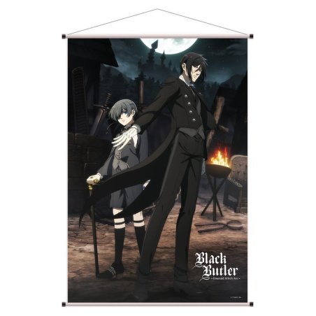 Black Butler: Emerald Witch Arc Wallscroll Sebastian & Ciel 60 x 90 cm