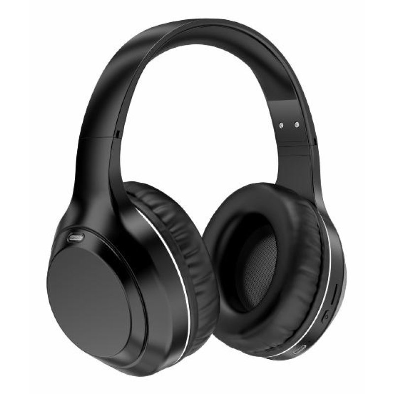 Denver BTN-211 headphones/headset Wired & Wireless Head-band Call/Music/TV USB Type-C Bluetooth Black