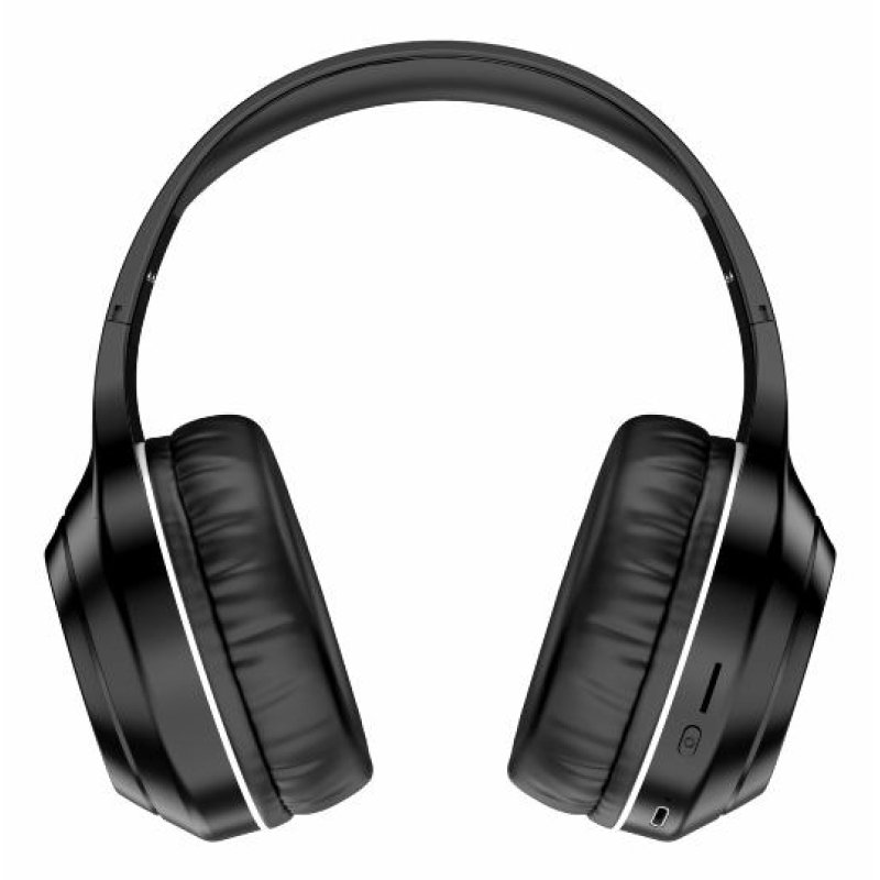 CASCOS BLUETOOTH DENVER INALAMBRICOS CON CANCELACION ACTIVA DE RUIDO NEGRO
