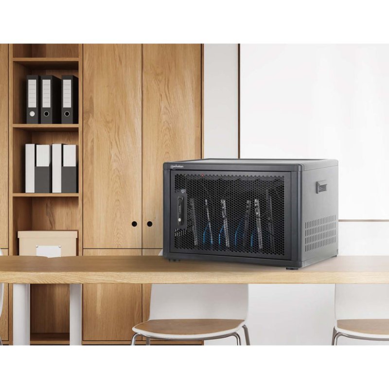 MANHATTAN LAPTOP CHARGING CABINET DESKTOP VIA USB-