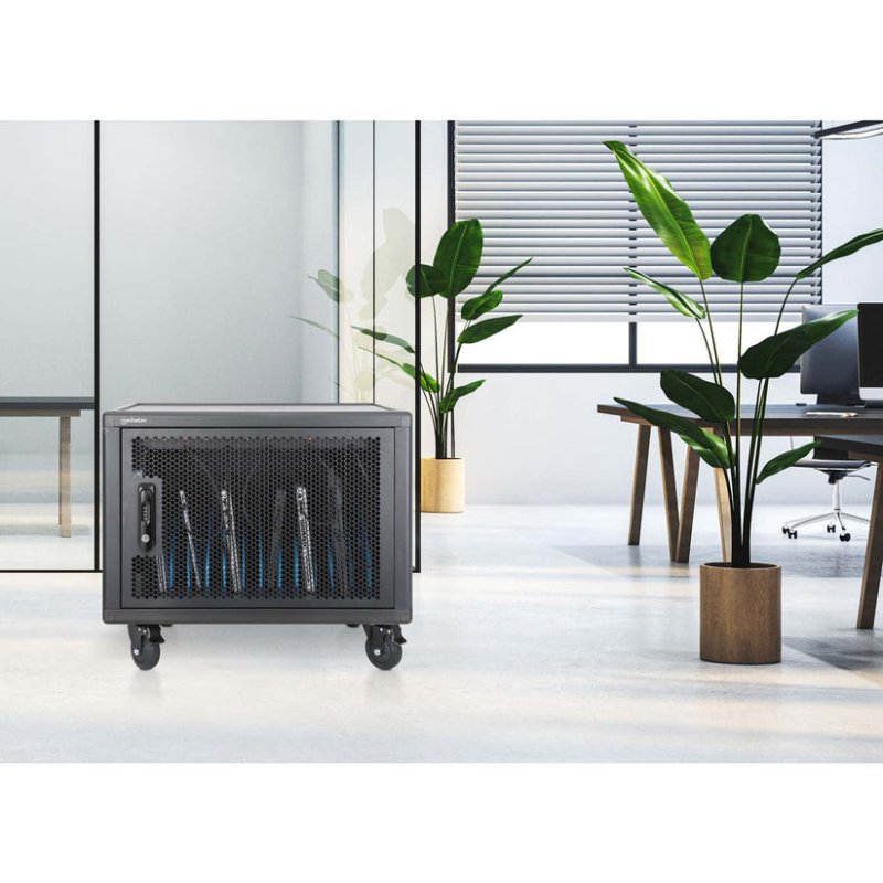 MANHATTAN LAPTOP CHARGING CABINET DESKTOP VIA USB-