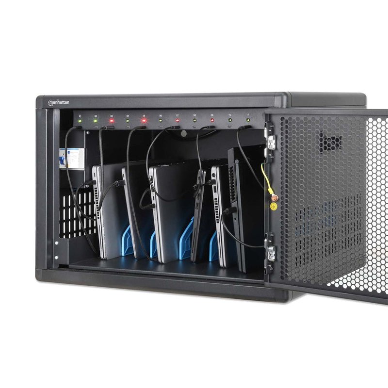 MANHATTAN LAPTOP CHARGING CABINET DESKTOP VIA USB-