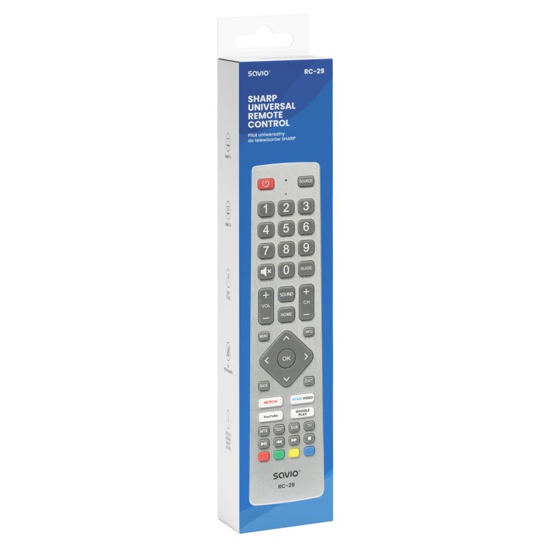 Savio Universal remote control for SHARP TVs