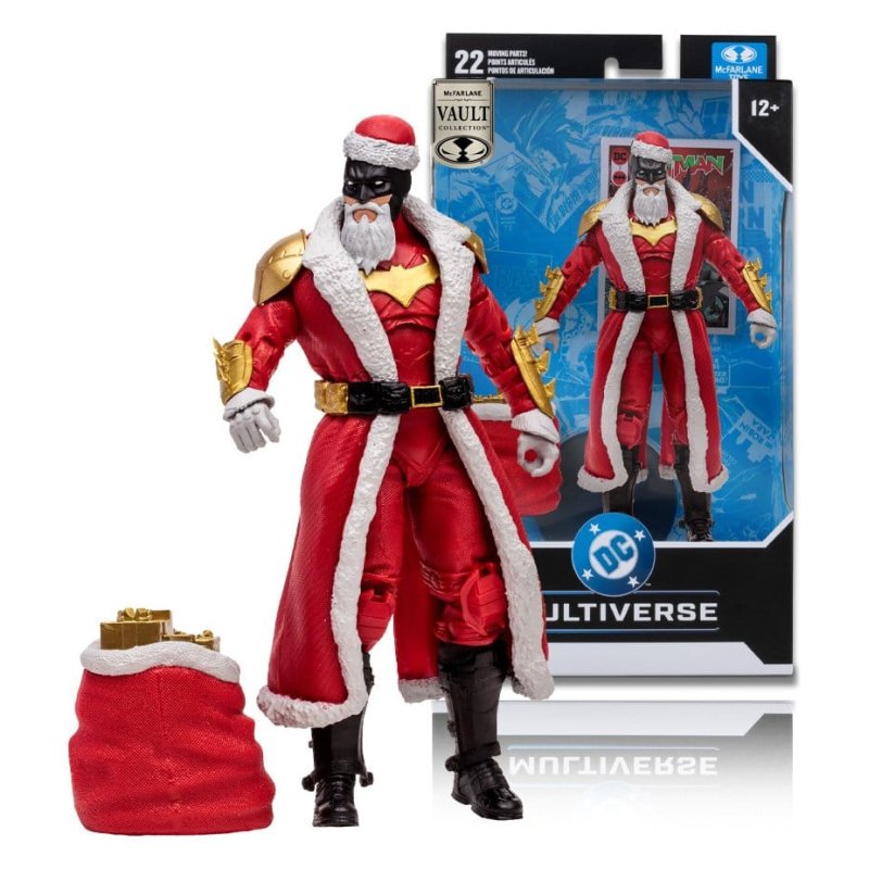 DC Multiverse McFarlane Vault Collection Action Figure Batman (Red Santa Suit) 18 cm