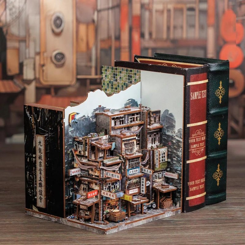 BOOK NOOK KIT - DIY - Crépuscule des guerriers - 272pc Eclairage LED