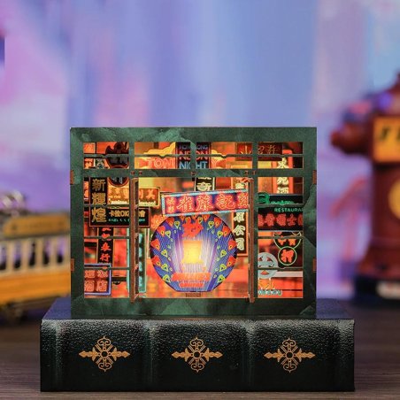 BOOK NOOK KIT - DIY - Hong Kong Lumière Neon - 49pc Eclairage LED