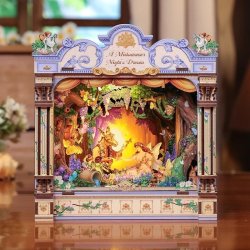 BOOK NOOK KIT - DIY - Le Songe d'une nuit d'été- 107pc Eclairage LED