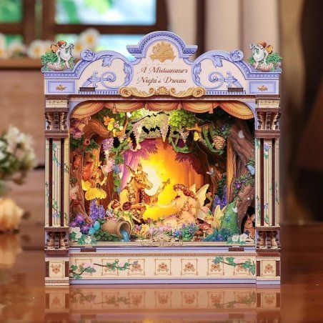 BOOK NOOK KIT - DIY - Le Songe d'une nuit d'été- 107pc Eclairage LED