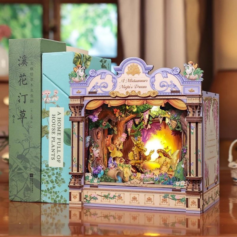 BOOK NOOK KIT - DIY - Le Songe d'une nuit d'été- 107pc Eclairage LED
