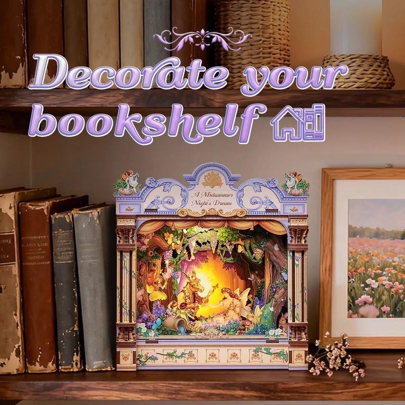 BOOK NOOK KIT - DIY - Le Songe d'une nuit d'été- 107pc Eclairage LED