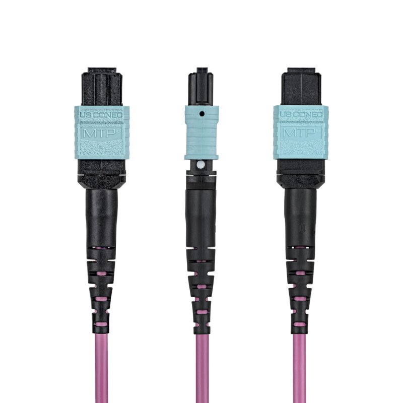 StarTech.com 5m (16ft) MTP/MPO Fiber Optic Cable, 12F Type-B, OS2 Single Mode MTP/APC Female Fiber Patch Cable,