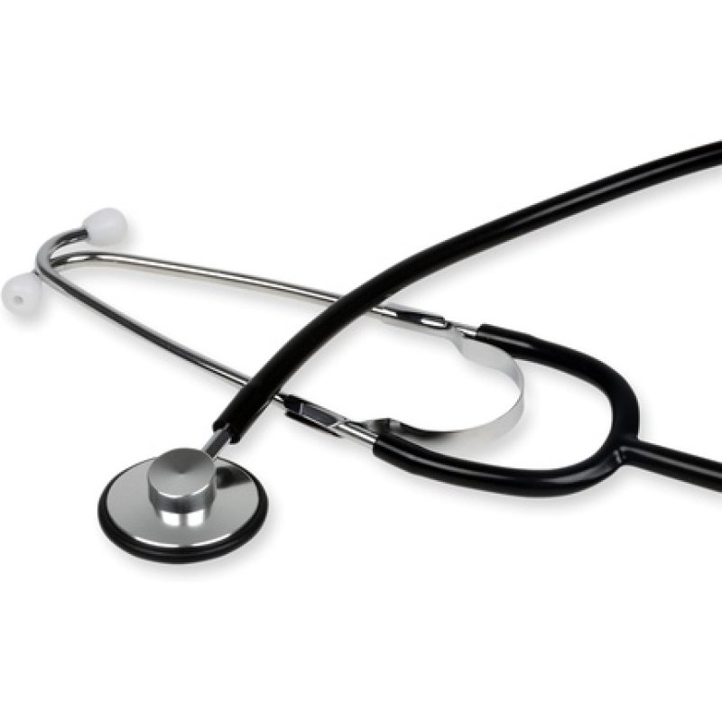 Gima Traditional Black Stethoscope Model 32560 - Lightweight Aluminum