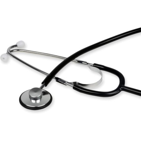 Gima Traditional Black Stethoscope Model 32560 - Lightweight Aluminum