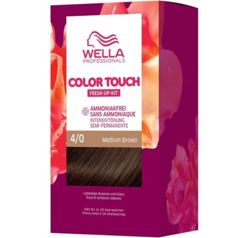 Wella Color Touch Pure Naturals Medium Brown Hair Color 4/0