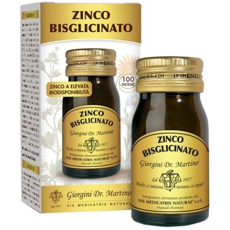 Dr. Giorgini Zinc Bisglycinate Dietary Supplement 30g - Organic Chelated Zinc with Vitamin A