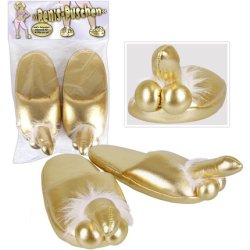 Penis Slippers Gold