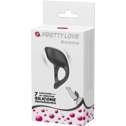 Gemma USB Silicone Black Vibrating Ring