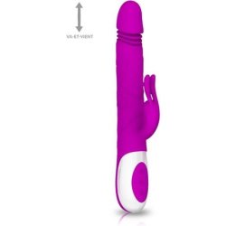 Double Rabbit Pleasures Vibrator Pretty Love Adrian Pink 16.1 Cm